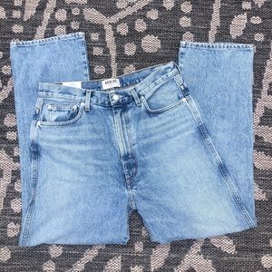 NWT AGOLDE Pinch Waist High Rise Kick Jeans